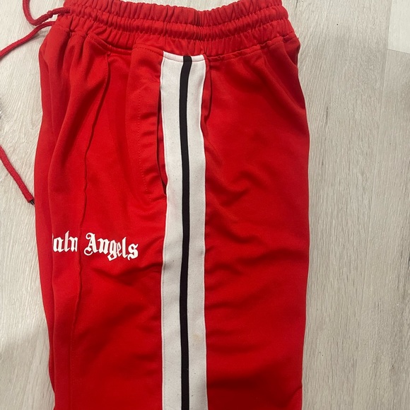Sz Small Red Palm Angels Track Shorts - Picture 4 of 6